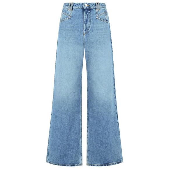 Isabel Marant 'Lemony' Light Blue Cotton Jeans Women